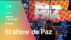 'El show de Paz' llega este fin de semana a Telecinco: estreno el sábado y domingo a las 16:00 horas