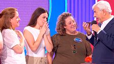 Una concursante se emociona al ganar y llama a su marido