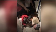 Dos estudiantes de enfermería salvan su primera vida, Álvaro, en el terremoto de Venezuela