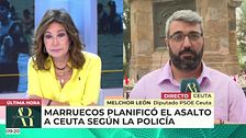 Melchor León, diputado del PSOE en Ceuta: "No tenemos dudas de que esto estaba orquestado por Marruecos "