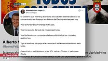 Feijóo muestra su poyo a las concentraciones por Ceuta a través de las redes sociales