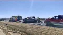 Cuatro miembros de una misma familia mueren en un accidente de tráfico en Palencia: entre las víctimas se encuentran dos menores de 14 y 17 años y sus padres
