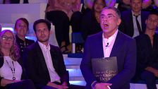 Jorge Javier Vázquez reacciona ante lo que sucede en plató con Ainhoa Arteta