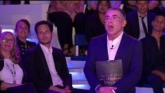 Jorge Javier Vázquez reacciona ante lo que sucede en plató con Ainhoa Arteta