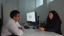 Clara Tahoces se somete a un examen de cerebro para analizar sus sueños lúcidos