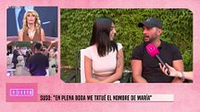 Suso Álvarez reaparece tras su boda con Marieta y desvela un bombazo: "Me tatué su nombre"