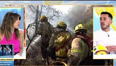 Javier García, responsable de bomberos forestales, ante el incendio de Almería: "Los planes forestales ni están actualizados ni se cumplen"