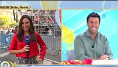El romántico momento de Matías Prats Jr. y Claudia Collado: "Es un placer compartir pantalla con mi marido y padre de mi hijo"