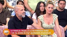 'El show de Paz' se vuelca para ayudar a la familia Trujillo tras perderlo todo