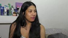 Sabrina, embarazada de ocho meses, pide ayuda para salir del sótano en el que vive con 12 personas más