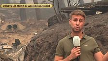 Las primeras imágenes de la zona del pantano de San Juan arrasada por el fuego