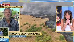 Grande-Marlaska, de la lucha contra los incendios: "Tenemos que seguir trabajando conjuntamente en prevención y respuesta"