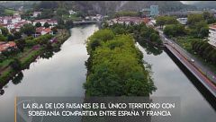 El río Bidasoa, la frontera natural entre Francia y España que pasa por ‘La isla de los faisanes’, el condominio más pequeño del mundo