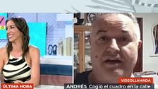 Andrés, el hombre que cogió un cuadro de Sorolla de la calle: "Pensaba que lo habían tirado al contenedor"