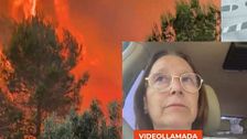 Una vecina desalojada por el incendio de Soneja: “He tenido que dormir en un seminario”