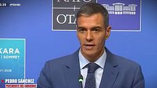 Pedro Sánchez, tras su encuentro con Trump en la cumbre de la OTAN: “He hablado con él de fútbol”