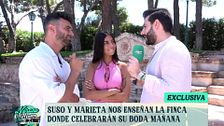 Exclusiva | Marieta y Suso muestran la finca donde celebran su boda y dicen unas palabras