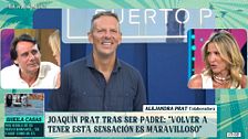 Joaquín Prat reaparece y su hermana, Alejandra, revela cómo está el presentador tras ser padre: "Está encantado"