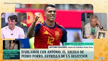 El abuelo de Pedro Porro, orgulloso tras su gol en el Mundial: "Mi nieto es muy bueno"