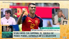 El abuelo de Pedro Porro, orgulloso tras su gol en el Mundial: "Mi nieto es muy bueno"