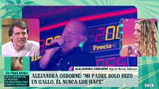 Alejandra Osborne defiende a su padre, Bertín Osborne, tras viralizarse su última actuación: "Solo hizo un gallo"