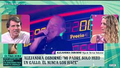 Alejandra Osborne defiende a su padre, Bertín Osborne, tras viralizarse su última actuación: "Solo hizo un gallo"