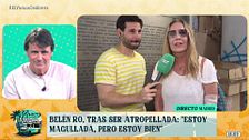 Belén Rodríguez sufre un aparatoso accidente: "Me ha atropellado un coche y me he visto debajo de las ruedas"