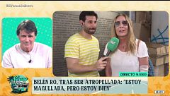 Belén Rodríguez sufre un aparatoso accidente: "Me ha atropellado un coche y me he visto debajo de las ruedas"