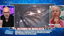 Un vecino con casa en Los Gallardos, tras verse afectada su casa por las llamas: "Lo material se sustituye, la vida humana no"