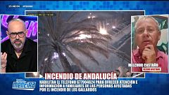 Un vecino con casa en Los Gallardos, tras verse afectada su casa por las llamas: "Lo material se sustituye, la vida humana no"