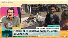 'El Messi de los espetos' de Málaga: así es Javi Vílchez y este es su secreto para hacer las mejores sardinas