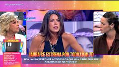 Terelu Campos se rompe en su momento más tenso con Laura Matamoros: "Yo he visto sufrir mucho a tu primo, mucho"