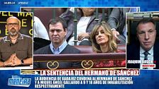 El magistrado Joaquim Bosch valora la sentencia condenatoria a David Sánchez: "Tiene elementos recurribles que irá al Tribunal Supremo”