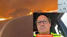 El coordinador de Emergencias y Protección Civil, sobre el incendio de Los Gallardos: “Es como una bomba sobre el pueblo”