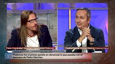 El tenso momento entre Pablo Fernández y Carlos Cuesta: "Me da que los tres magistrados de Badajoz saben algo más que tú"