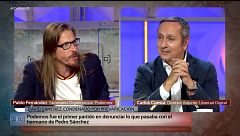 El tenso momento entre Pablo Fernández y Carlos Cuesta: "Me da que los tres magistrados de Badajoz saben algo más que tú"