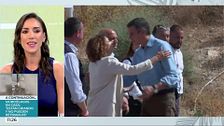 La llegada de Pedro Sánchez a la zona cero de los incendios de Almería
