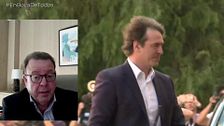 Emilio Cortés, abogado David Sánchez: “No confunda, él está condena por el cambio de denominación de la plaza, pero de todo lo demás, está absuelto”