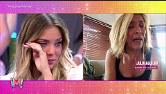 Claudia Chacón se emociona hasta las lágrimas al hablar con su madre de su dura vida