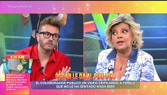 Terelu Campos y Óscar Repo ajustan cuentas pendientes en un tenso cara a cara: "Prefiero que me bloqueen a la bienvenida que recibí"
