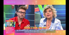 Terelu Campos y Óscar Repo ajustan cuentas pendientes en un tenso cara a cara: "Prefiero que me bloqueen a la bienvenida que recibí"