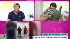 Carlos y Victoriano, tras hacerse virales como modelos de ropa femenina en la tienda de sus mujeres: "No nos lo esperábamos"