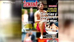 Las imágenes de Carlos Alcaraz en actitud cariñosa con una chica en su yate