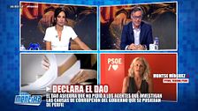 Mínguez tacha de "machista" a Alfonso Serrano y ambos protagonizan un duro intercambio de reproches: "Por ser mujer puedo criticarte"