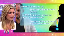 María Jesús Ruiz reacciona a las pruebas de la infidelidad de su novio Curro: “No me ha sido infiel y menos con él”