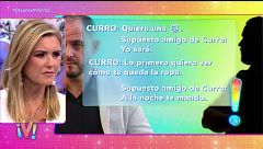 María Jesús Ruiz reacciona a las pruebas de la infidelidad de su novio Curro: “No me ha sido infiel y menos con él”