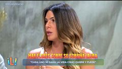 Laura Matamoros reacciona a las palabras de su tía Mar Flores sobre ella y responde al zasca de Karmele: "Cada uno se gana la vida como quiere o puede"