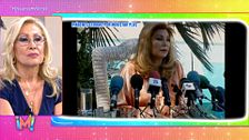 Rosa Benito reacciona a imágenes del capítulo más controvertido del documental de Rocío Jurado: "Yo tengo otra información"