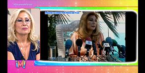 Rosa Benito reacciona a imágenes del capítulo más controvertido del documental de Rocío Jurado: "Yo tengo otra información"