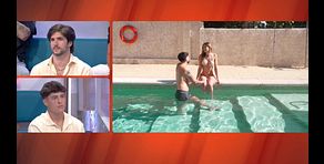 Ari y Guillermo derrochan complicidad en su primera cita en una piscina: "Me gusta mucho"